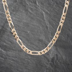 Second Hand 9ct Yellow Gold Heavy 26 Inch Figaro Chain 41041656