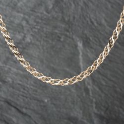 Second Hand 9ct Yellow Gold Double 18 Inch Curb Chain 41041674