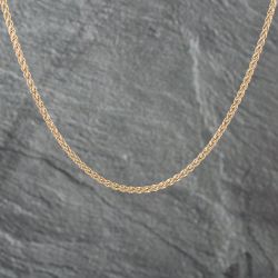 Second Hand 9ct Yellow Gold 18.5 Inch Spiga Chain 41041697
