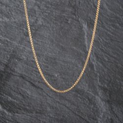 Second Hand 9ct Yellow Gold 24 Inch Box Chain 41041703