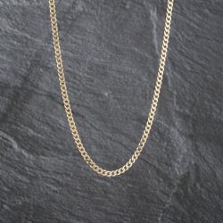 Second Hand 9ct Yellow Gold 20 Inch Curb Chain 41041720