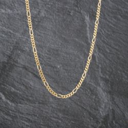 Second Hand 9ct Yellow Gold 18 Inch Figaro Chain 41041723