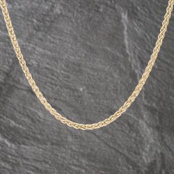 Second Hand 9ct Yellow Gold 22 Inch Spiga Chain 41041725