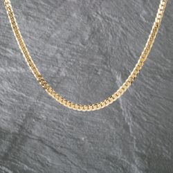 Second Hand 9ct Yellow Gold 18 Inch Curb Chain 41041730