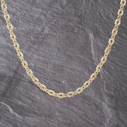 Second Hand 9ct Yellow Gold Fancy 24 Inch Curb Chain 41041735