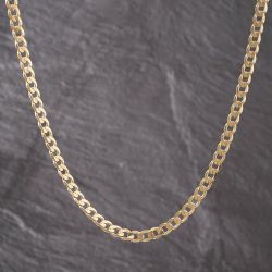 Second Hand 9ct Yellow Gold 22 Inch Curb Chain 41041775