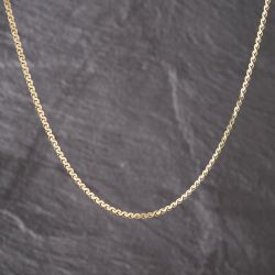 Second Hand Vintage 9ct Yellow Gold Serpentine 21 Inch Snake Chain 41041786