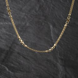 Second Hand 9ct Yellow Gold 18 Inch Fancy Chain 41041800