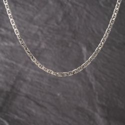 Second Hand 9ct White Gold 18 Inch Anchor Chain 41041813