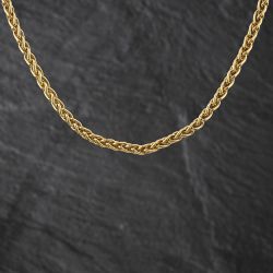 Second Hand 9ct Yellow Gold 16 Inch Foxtail Chain 41041826