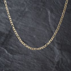 Second Hand 9ct Yellow Gold 19 Inch Figaro Chain 41041841