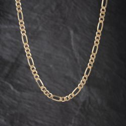 Second Hand 9ct Yellow Gold 18 Inch Figaro Chain 41041843
