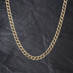 Second Hand 9ct Yellow Gold 20 Inch Curb Chain 41041847