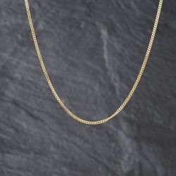Second Hand 18ct Yellow Gold 16 Inch Curb Chain 41041853
