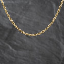 Second Hand 9ct Yellow Gold 22 Inch Prince Of Wales Chain 41041866