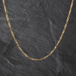 Second Hand 9ct Yellow Gold 26 Inch Rope Chain 41041872