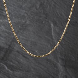 Second Hand 9ct Yellow Gold 18 Inch Rope Chain 41041875