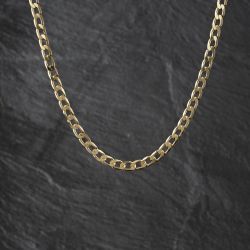 Second Hand 9ct Yellow Gold 20 Inch Curb Chain 41041893