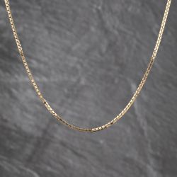 Second Hand 9ct Yellow Gold 18 Inch Box Chain 41041920