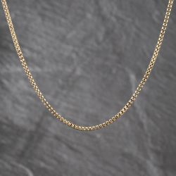 Second Hand Vintage Yellow Gold 36 Inch Box Chain 41041921
