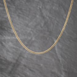 Second Hand 9ct Yellow Gold 16 Inch Curb Chain 41041922