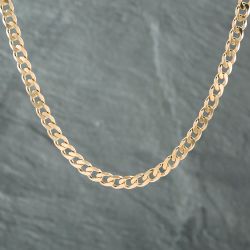 Second Hand 9ct Yellow Gold Heavy 20 Inch Curb Chain 41043657