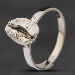 Second Hand 14ct White Gold Coffee Bean Dress Ring 41101550
