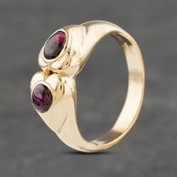 Second Hand 9ct Yellow Gold Ruby Dress Ring 41102933