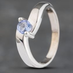 Second Hand 9ct White Gold Tanzanite Dress Ring 41103184