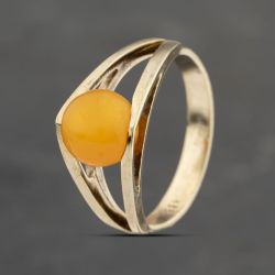 Second Hand Vintage Yellow Gold Paste Tension Set Dress Ring 41103430