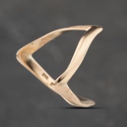 Second Hand Rose Gold Full Wishbone Ring 41103819