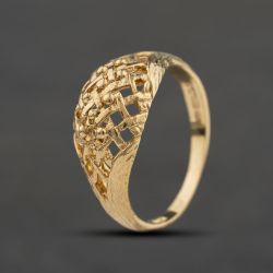 Second Hand 9ct Yellow Gold Fancy Dress Ring 41104653