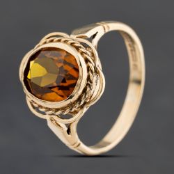Second Hand 9ct Yellow Gold Citrine Dress Ring 41104866