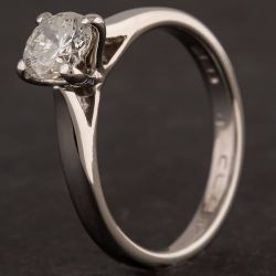 Second Hand 18ct White Gold 0.55ct Diamond Ring 41482502
