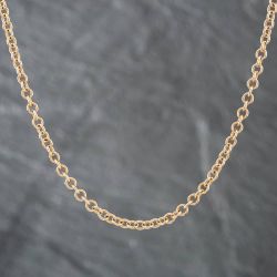 Second Hand 9ct Yellow Gold 16 Inch Trace Chain 41161560