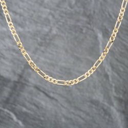 Second Hand 9ct Yellow Gold 18 Inch Figaro Chain 41161579