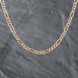 Second Hand 9ct Yellow Gold 18 Inch Figaro Chain 41161749