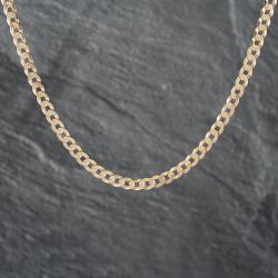 Second Hand 9ct Yellow Gold 20 Inch Curb Chain 41161813