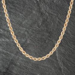Second Hand 9ct Yellow Gold 16 Inch Rope Chain 41161864