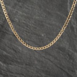 Second Hand 9ct Yellow Gold 18 Inch Curb Chain 41161877