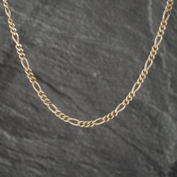 Second Hand 9ct Yellow Gold 18 Inch Figaro Chain 41161882