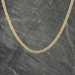 Second Hand 9ct Yellow Gold Fancy 16 Inch Curb Chain 41161894