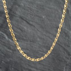 Second Hand 9ct Yellow Gold Fancy Flat 20 Inch Curb Chain 41161916