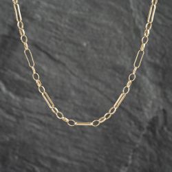 Second Hand 9ct Yellow Gold Belcher 20 Inch Bar Chain 41161921