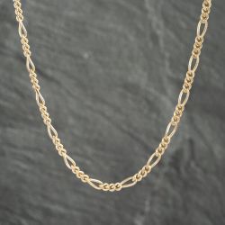 Second Hand 9ct Yellow Gold 20 Inch Figaro Chain 41161930
