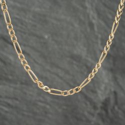 Second Hand 9ct Yellow Gold 24 Inch Figaro Chain 41161931