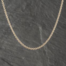 Second Hand 9ct Yellow Gold 16 Inch Trace Chain 41161942
