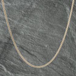 Second Hand 9ct Yellow Gold 18 Inch Curb Chain 41161983