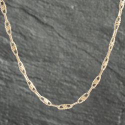 Second Hand 9ct Yellow Gold Fancy Link 23 Inch Chain 41161993