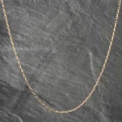 Second Hand 9ct Yellow Gold Square Link 25 Inch Belcher Chain 41162030